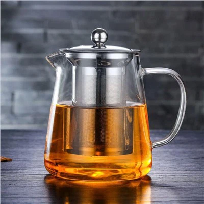 Tebot Gwydr Borosilicate Uchel 350ml Gyda Infuser